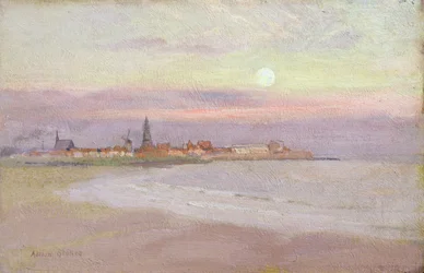 Village en Frise, 1900
